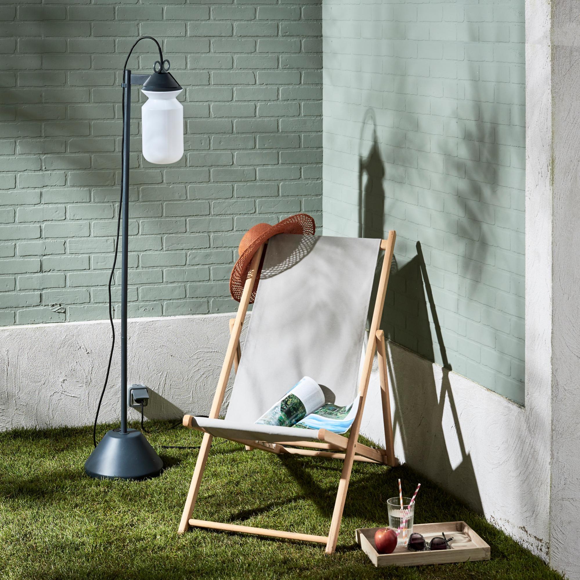 Lampe de jardin extérieur Bodo E27 max 20W gris INSPIRE Leroy Merlin