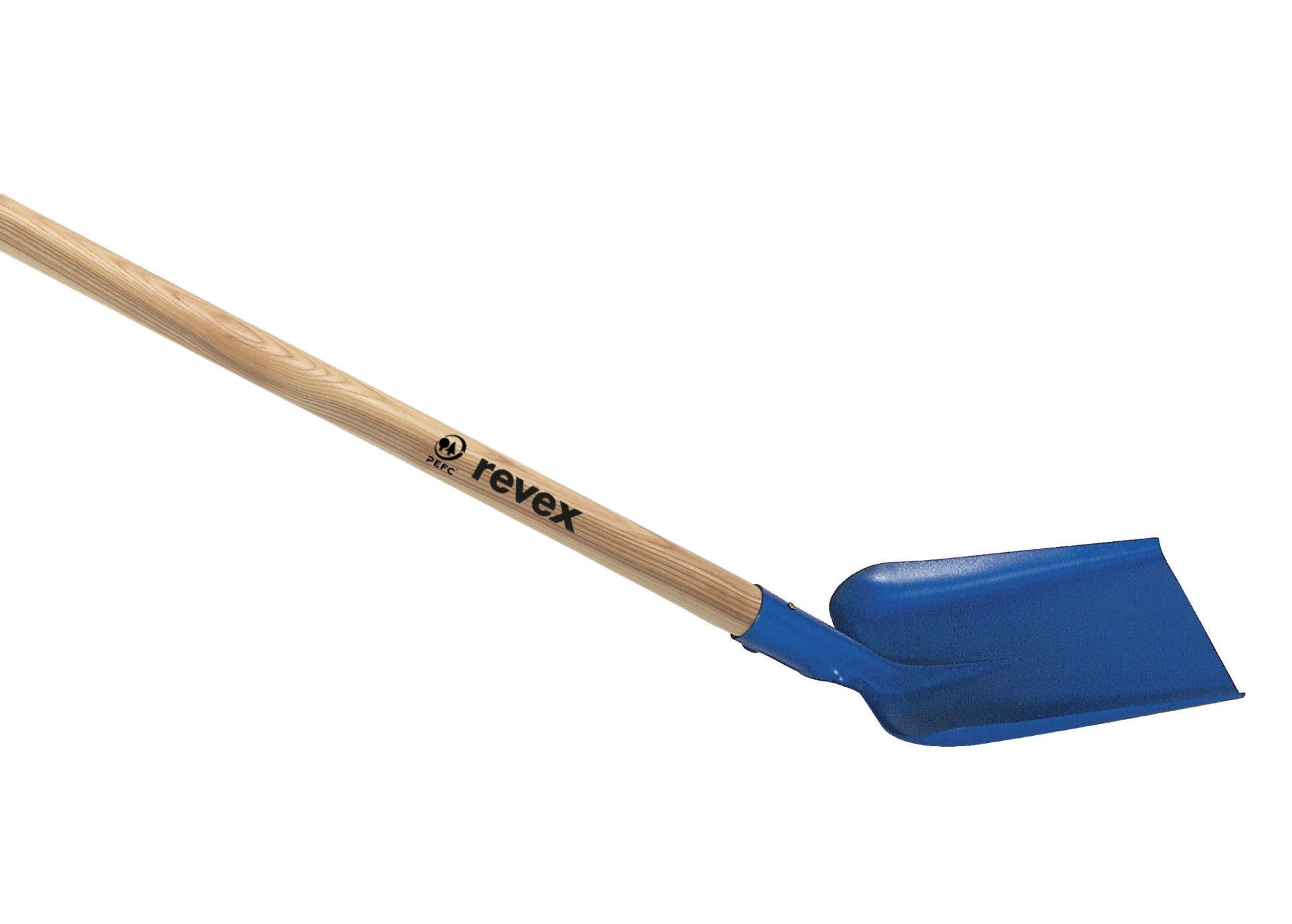 Pelle carrée acier REVEX, manche bois L.110 cm | Leroy Merlin