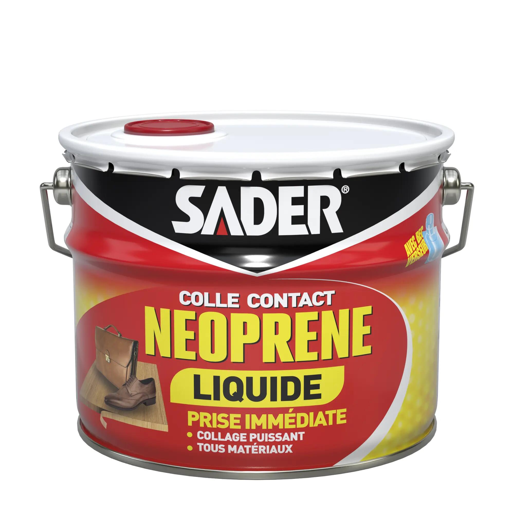 Colle néoprène liquide Multi-usages SADER, 2,5 l