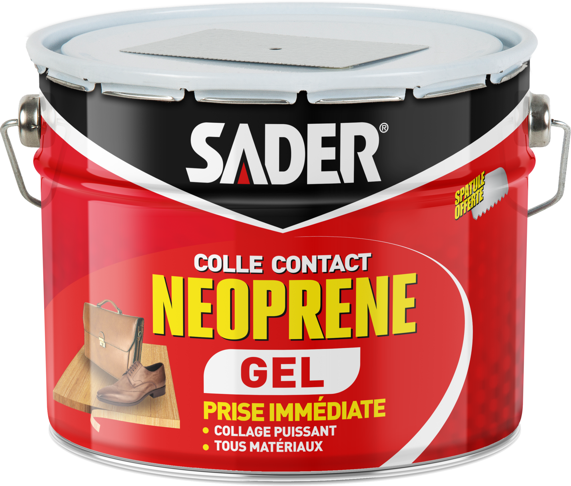 Colle néoprène gel Multi-usages SADER, 2,5 l