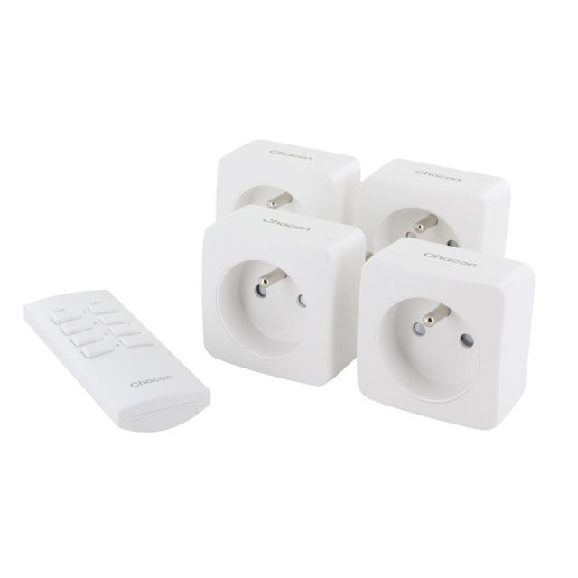 Prise Connectee Wifi - Blanc - HOM_031 - Homme Prive