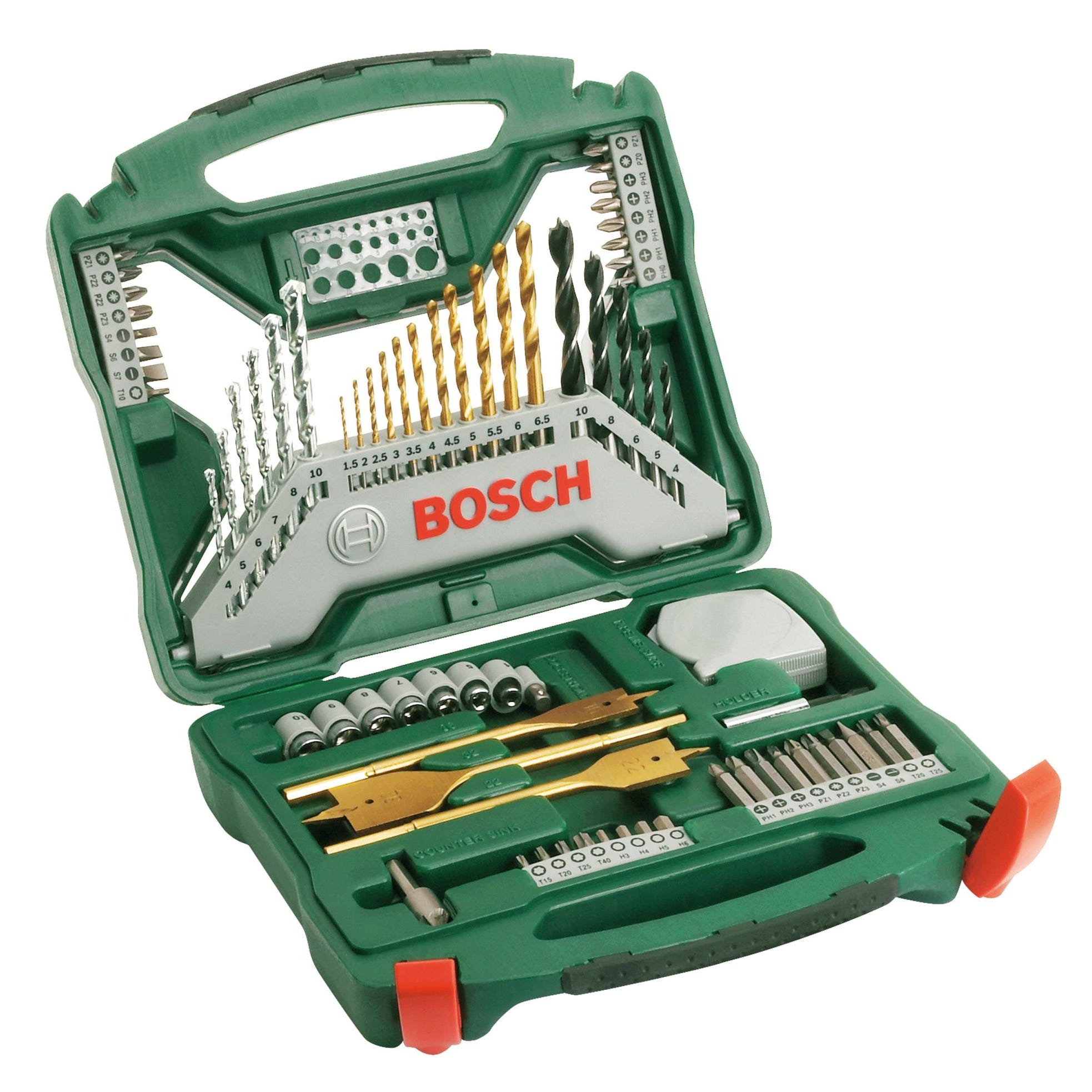 Coffret Bosch V-Line perçage et vissage 91 pièces - Forets et mèches -  Achat & prix