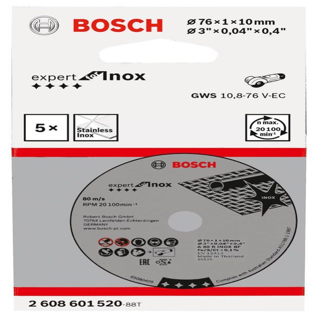 Bosch Accessories 1x Disques à tronçonner diamantés Expert