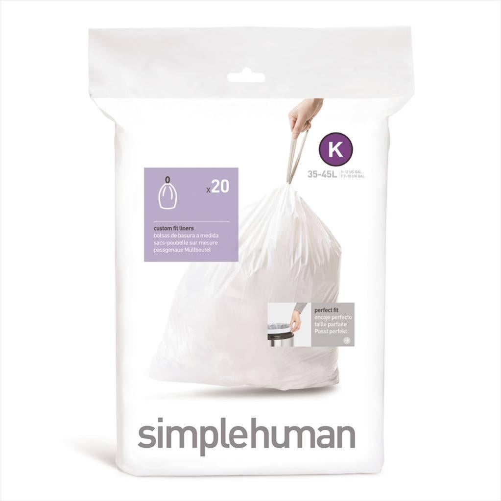 20 sacs poubelles 40 litres - Simple Human - Très résistants - ON RANGE TOUT