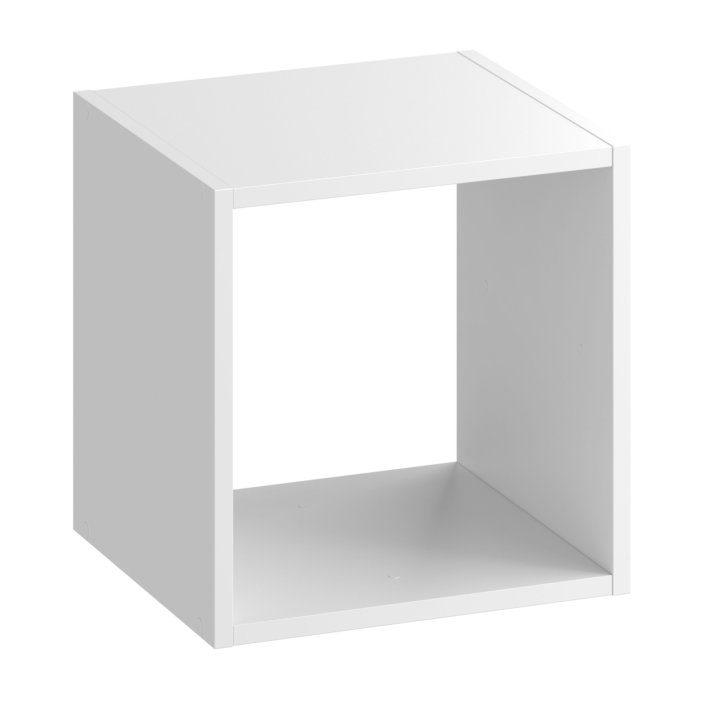 Cube de rangement 25x34x35 cm blanc - ALASKA