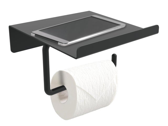 Support Réserve Papier Toilette Wc En Métal Chrome H 43 Cm à Prix Carrefour