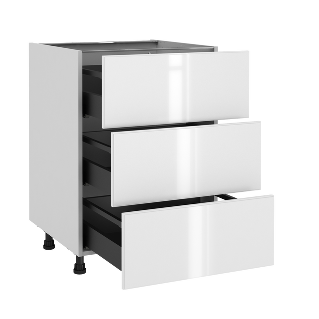 Meuble haut de cuisine Helsinki blanc, 1 porte H103xl45