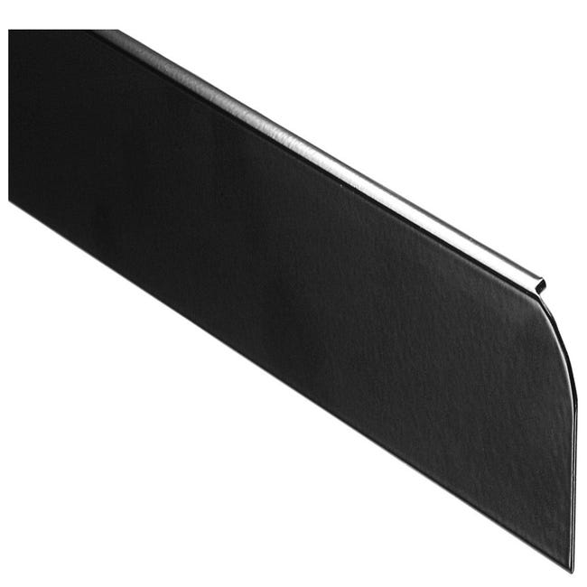 Profil de finition noir L.67 x l.3.8 cm
