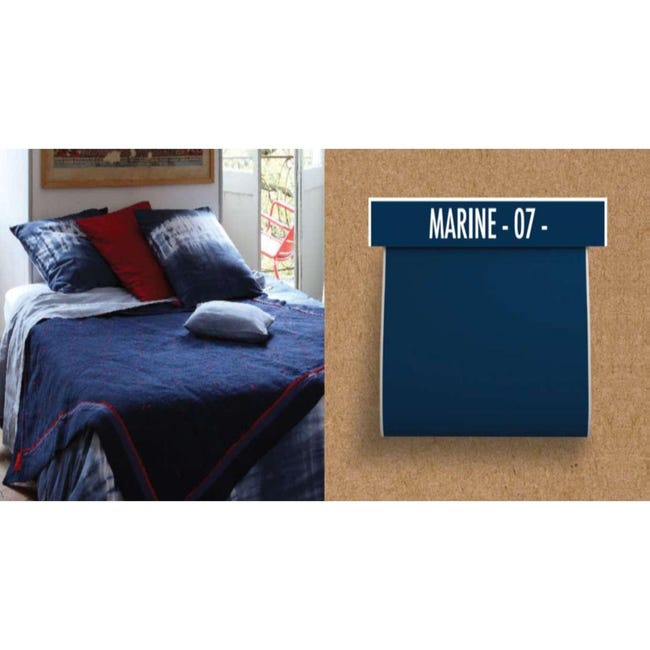 Bleu marine - Teinture textile Haute Couture - Calissone
