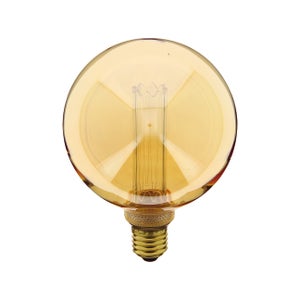 Leroy Merlin Ampoule Décorative Filament à Vis E27 - LED - 3,4W (équi 40W)  = 470 Lm - Øcm - 2700K / Lumière Chaude (jaune) Et Chaleureuse - Prix pas  cher