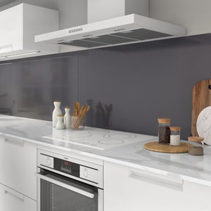 NORDLINGER PRO Plaque composite Crédence Cuisine - Décor Granité Blanc -  Aluminium - 80 x 120 cm 3/0,15 mm - Idéal cuisine au meilleur prix