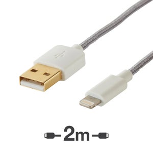 Pour iPhone 6 Plus / 6s Plus / 7 Plus / 8 Plus Chargeur mural USB 2 en 1  2.1a + Câble Blanc 