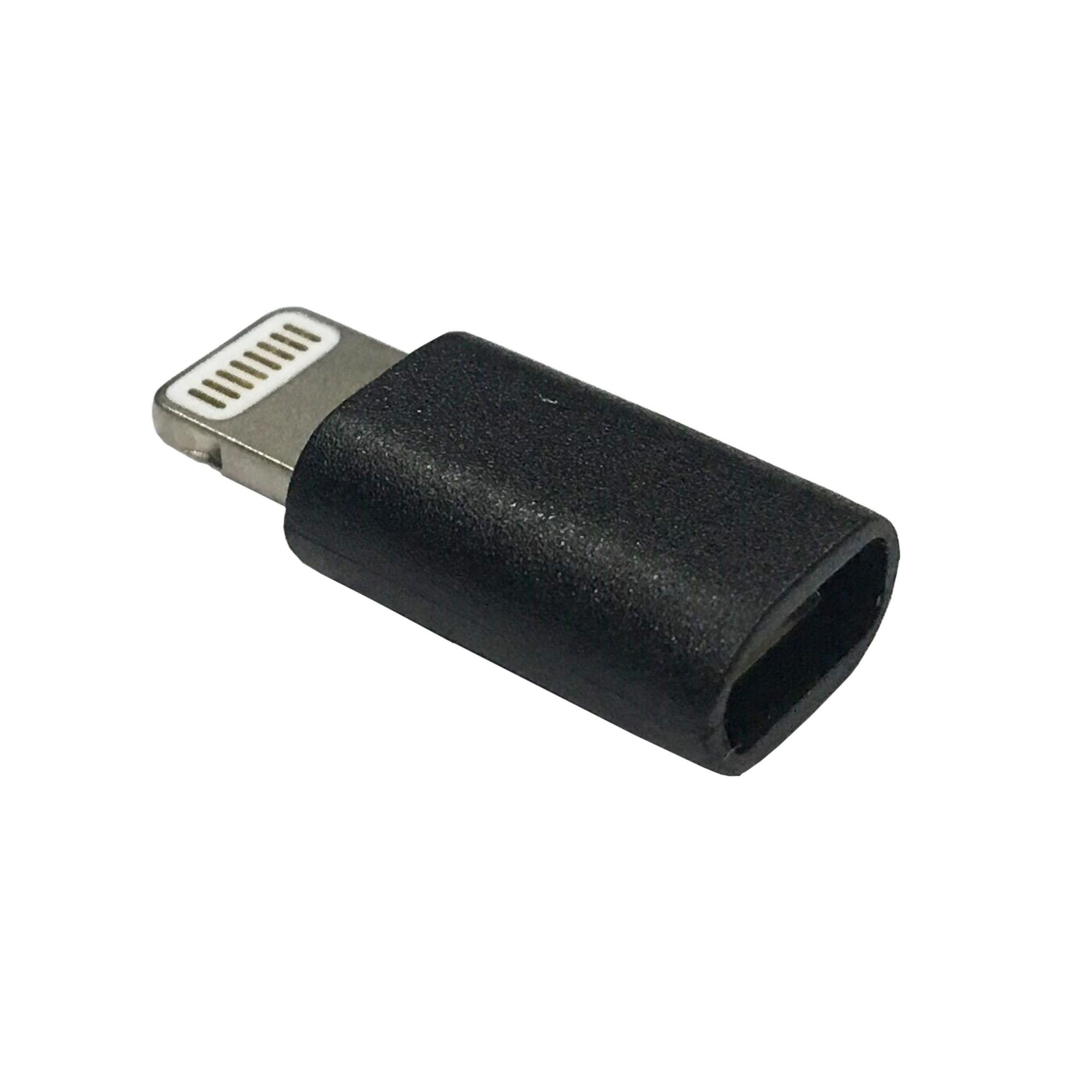 Adaptateur Micro USB femelle vers Lightning mâle pour iPhone