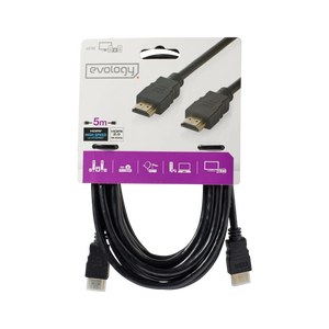 Aisens Câble DVI vers HDMI Mâle/Mâle 1.8m Noir