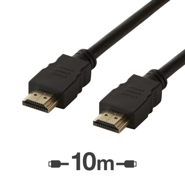 Câble HDMI BLINDÉ mâle/mâle 10M