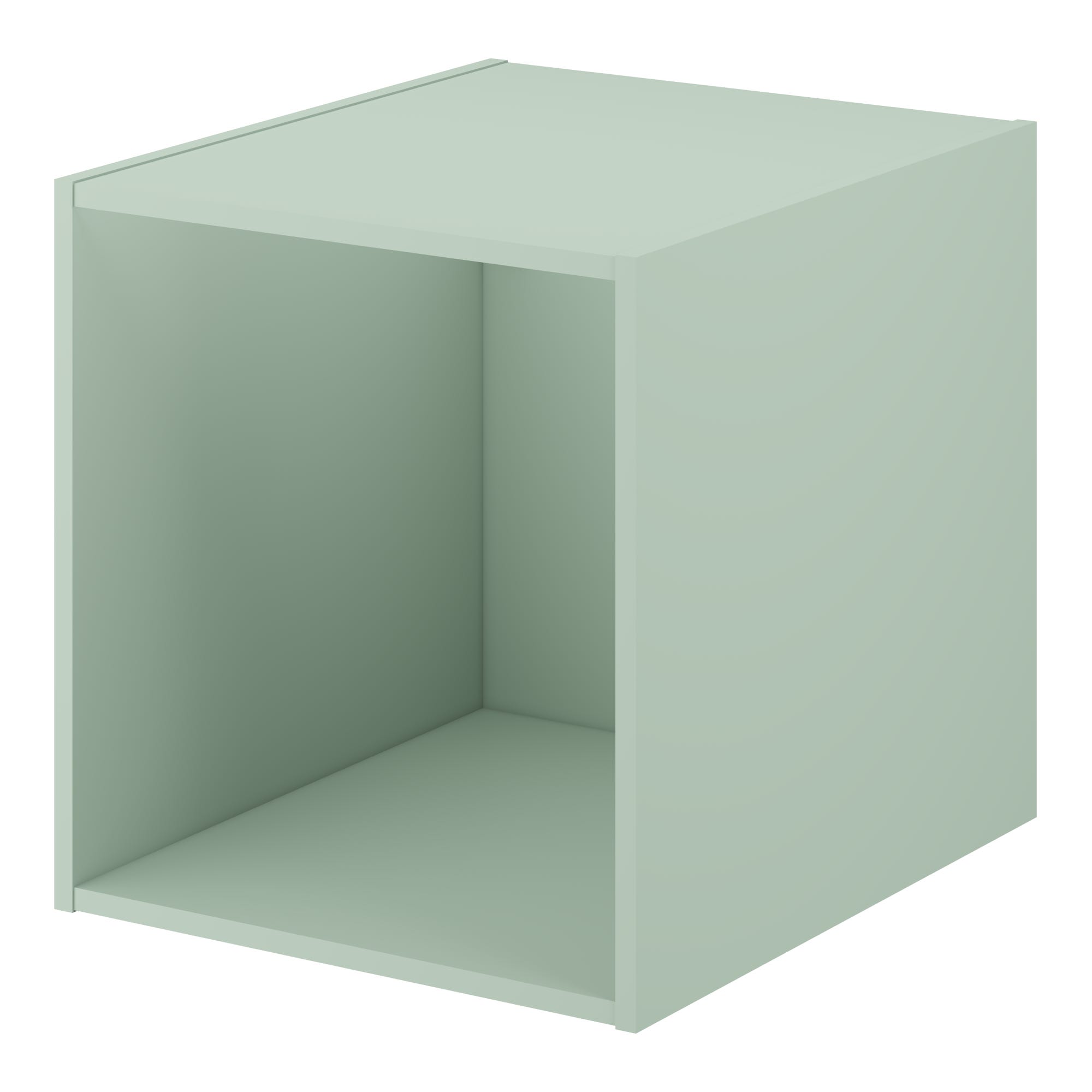Cube de rangement cartonnée 27l vert - Conforama