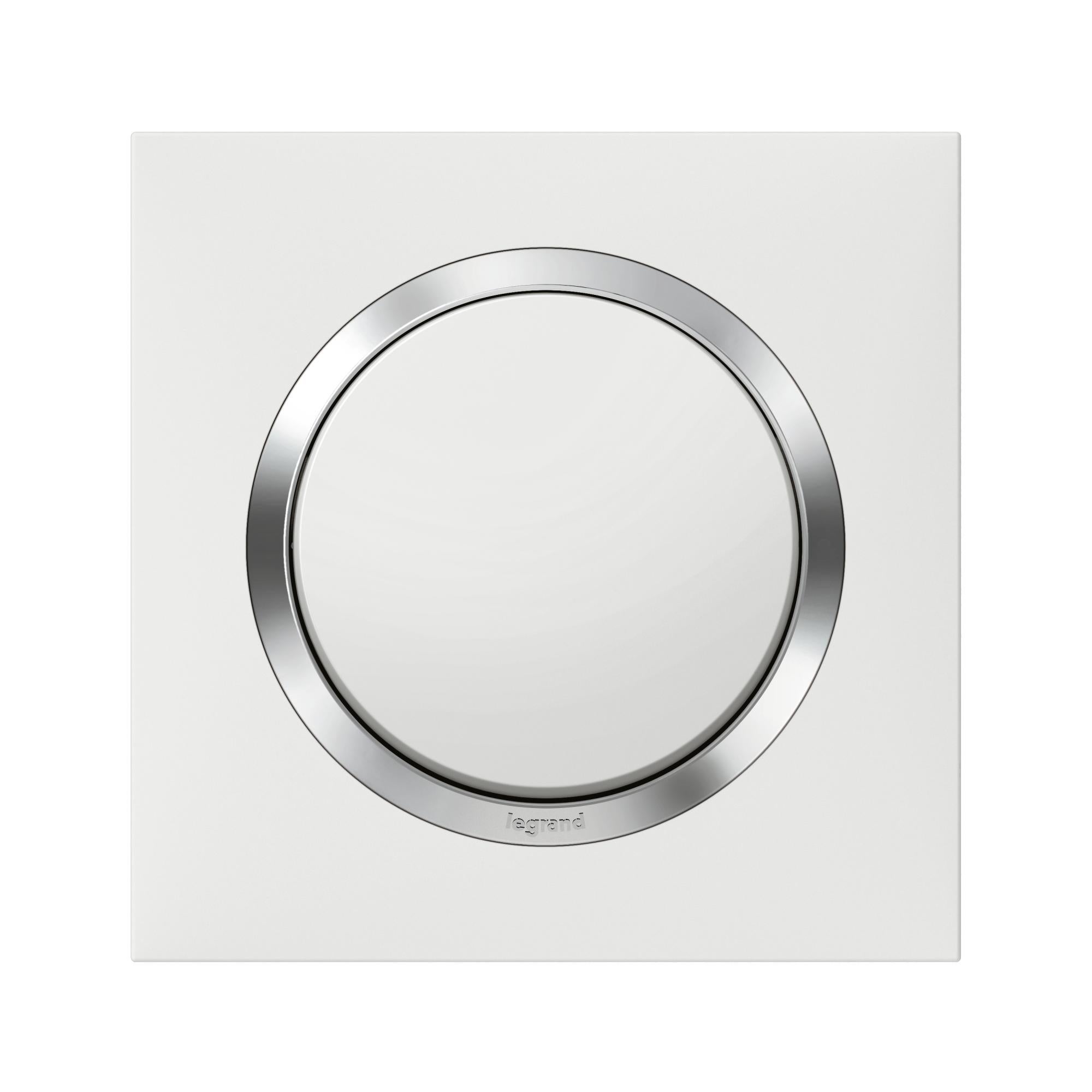 Legrand 068303 Enjoliveur large Céliane commande d'éclairage Titane