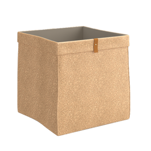 Cube de rangement en Carton avec couvercle Grand Format L - Jaune