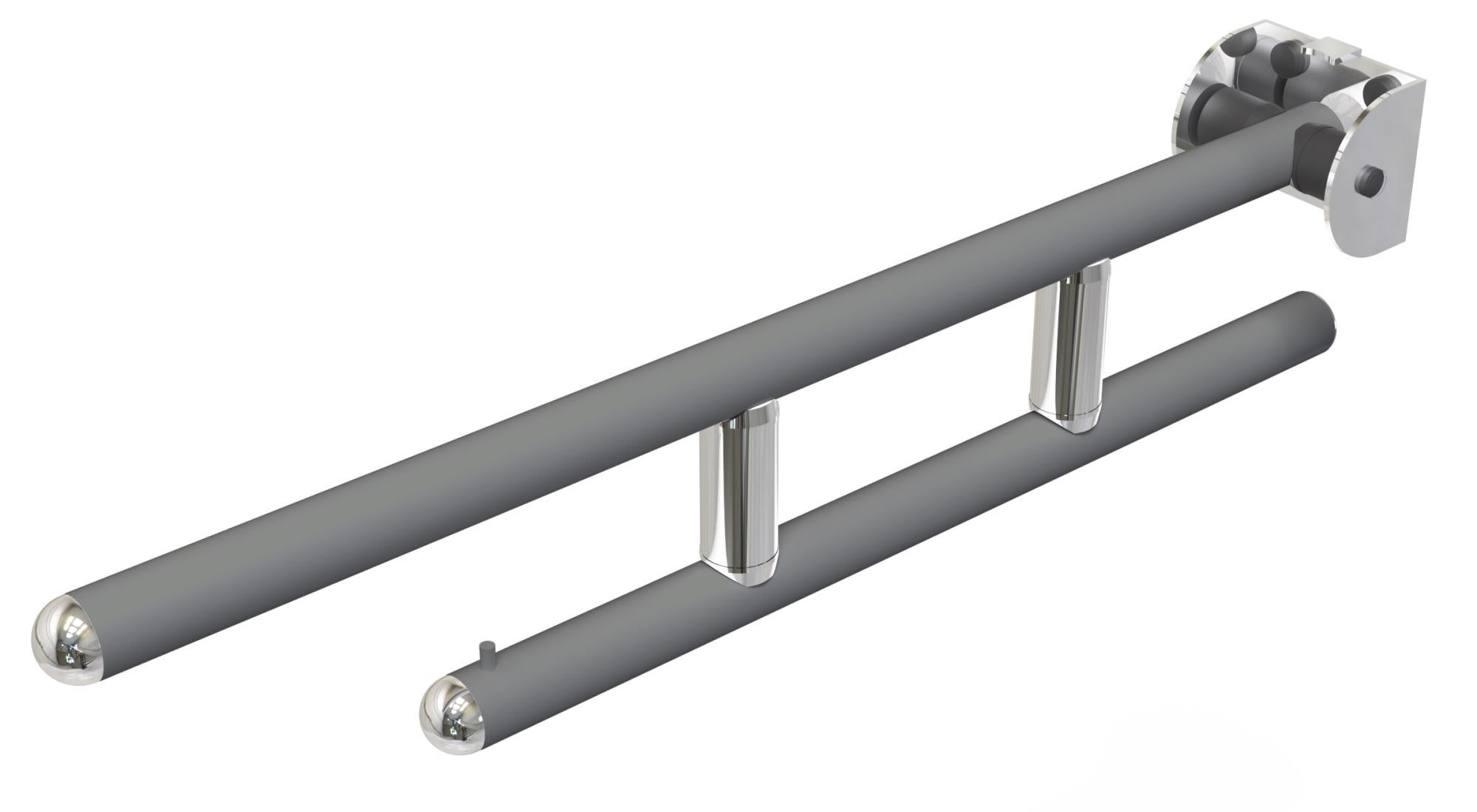 Barre De Sécurité En Acier Zingué Pour Volets L.98 Cm| Sanifer