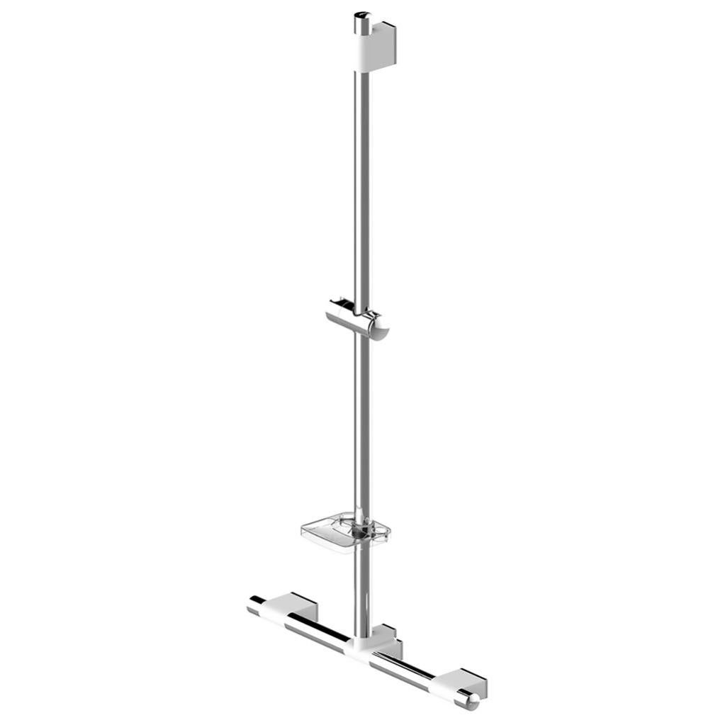 Barre de douche 30x30x120cm AKW onyx Leroy Merlin