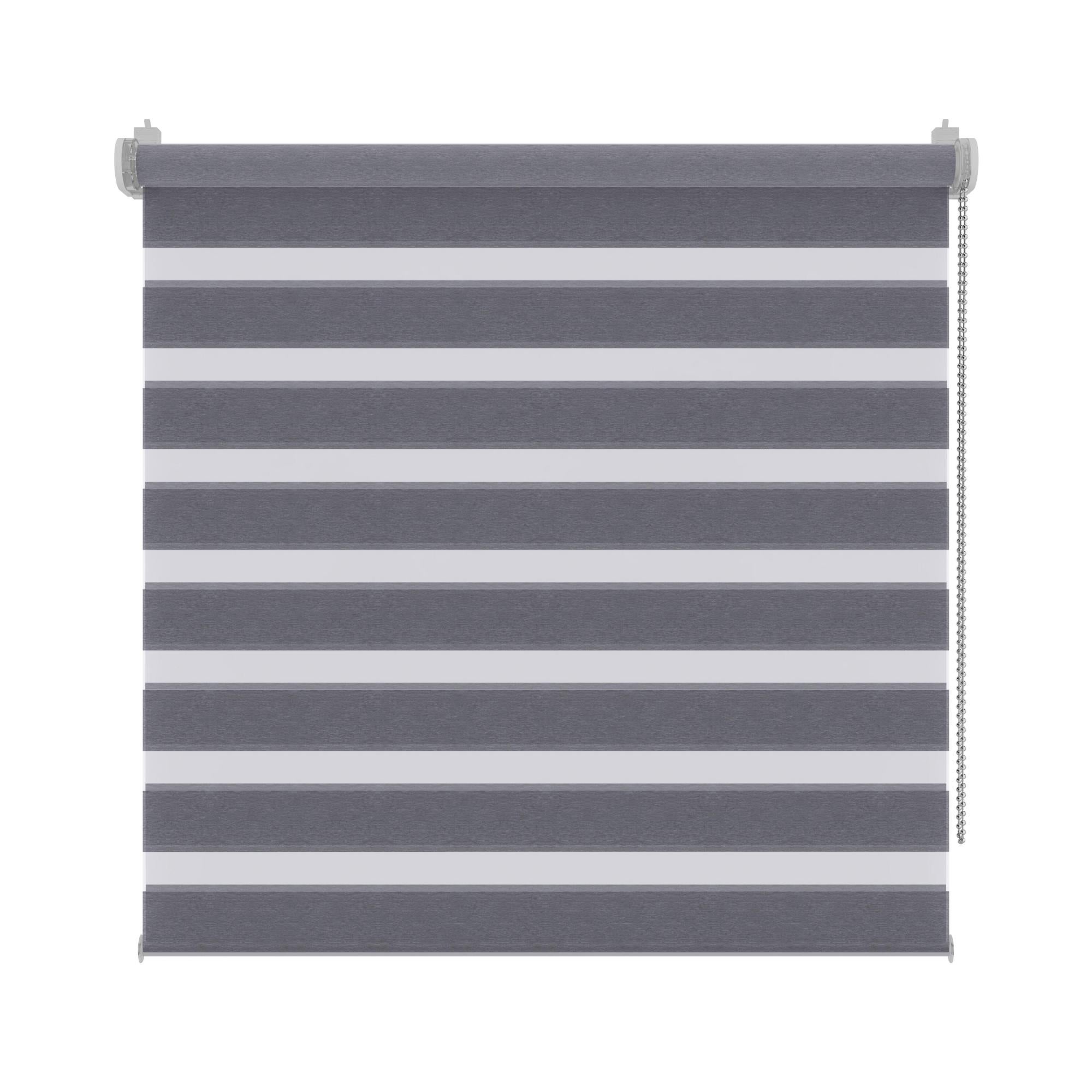 Store enrouleur jour / nuit Authentic anthracite, l.150 x H.190 cm