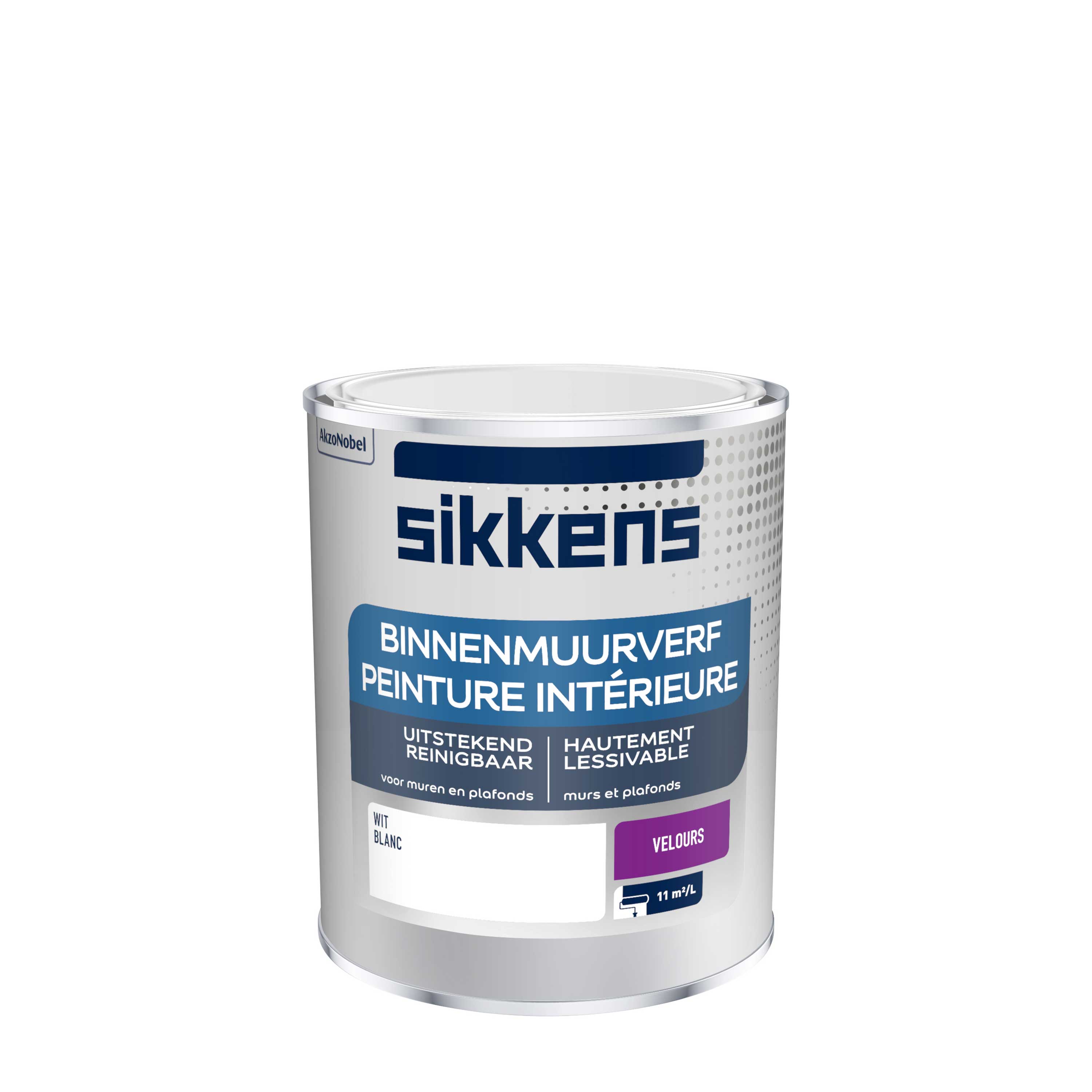 Peinture Mur Blanc Velours SIKKENS 1l | Leroy Merlin