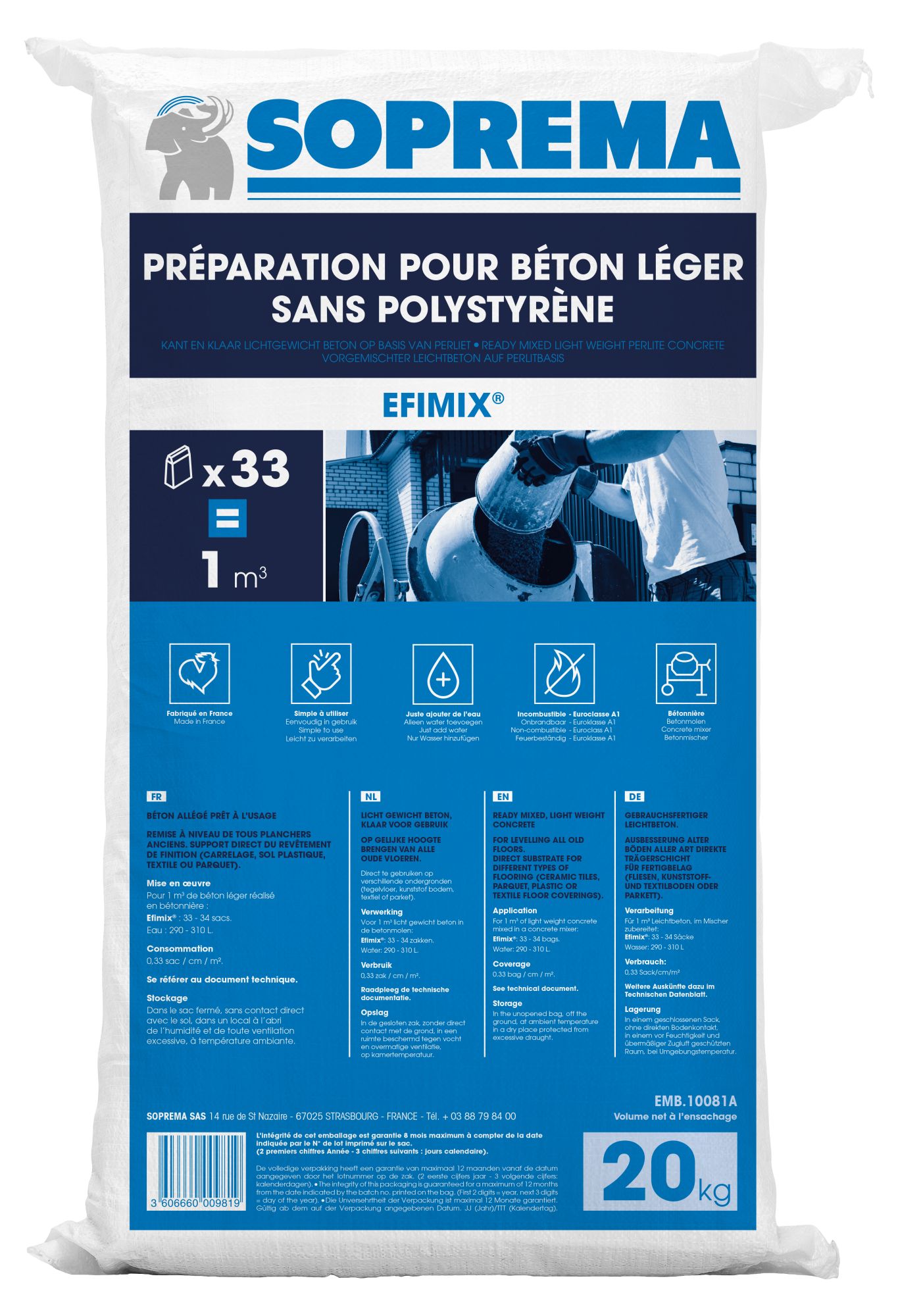 Beton sac top leroy merlin