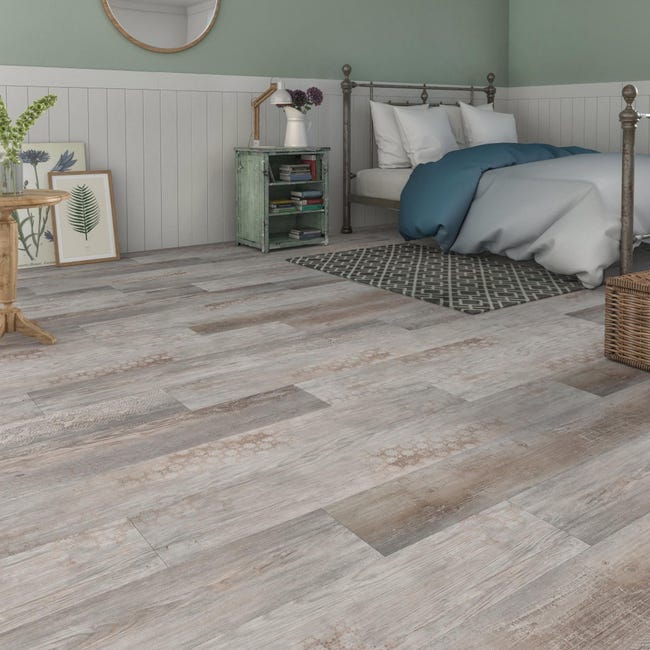 Pavimento Autoadesivo Gerflor Senso Premium SK Romance - Vinile 2.5 Mm, 11 Assi = 2.47 M², Colore Tortora
