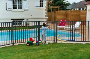 Loquet magnétique pour barrière de piscine à 90° à montage mur