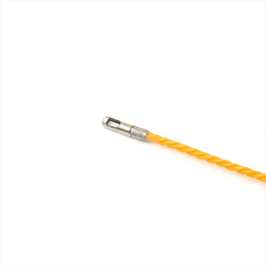 Kit rétractable d’Insertion et extraction câbles en Boîtier Plastique Rouge-orange Akuoly Tire fil electrician 30M fibre de verre 