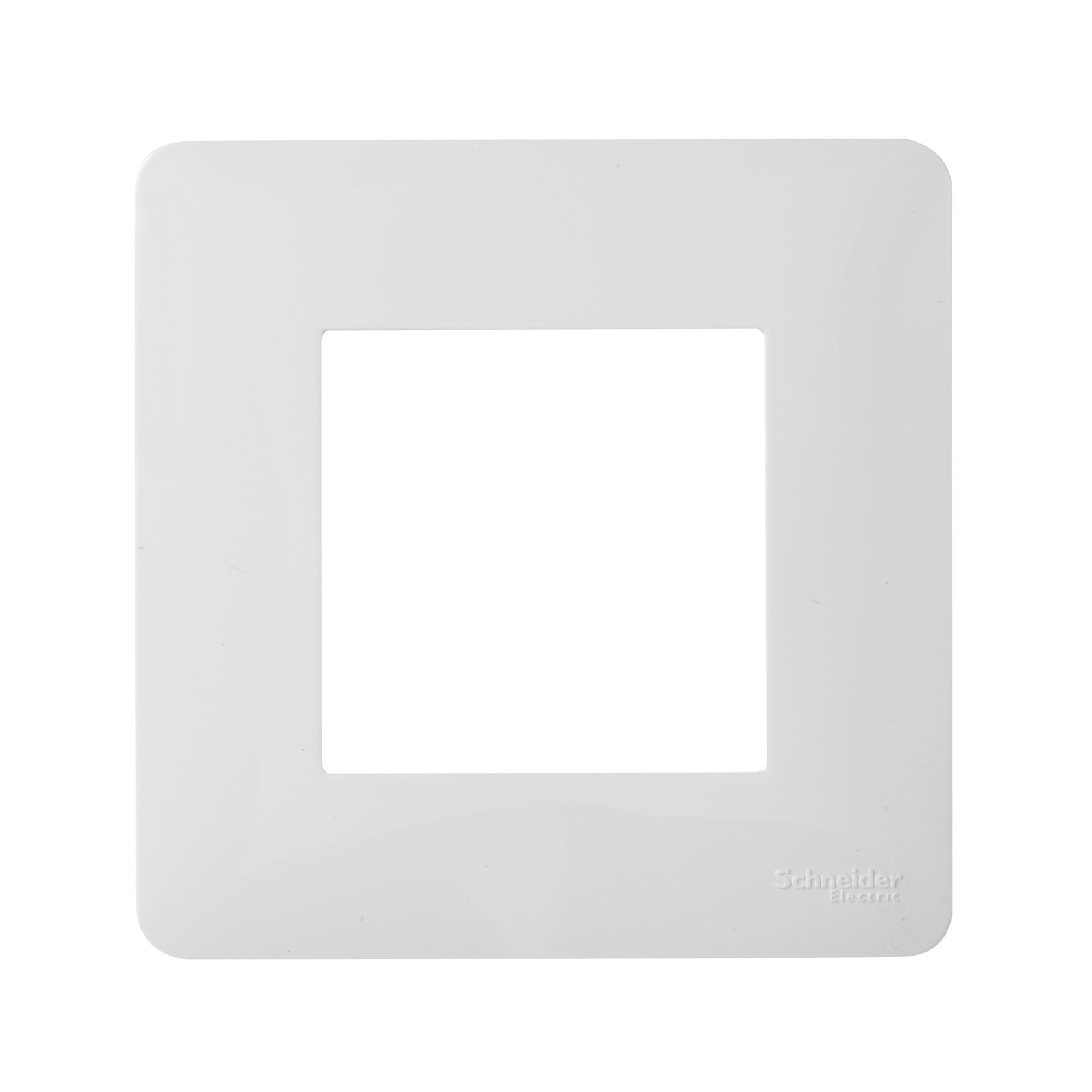 Plaque simple Unica Studio, SCHNEIDER ELECTRIC blanc Leroy Merlin