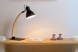 Lampe de bureau Cobra noir LED 4,5W 400lm - INVENTIV - Mr.Bricolage