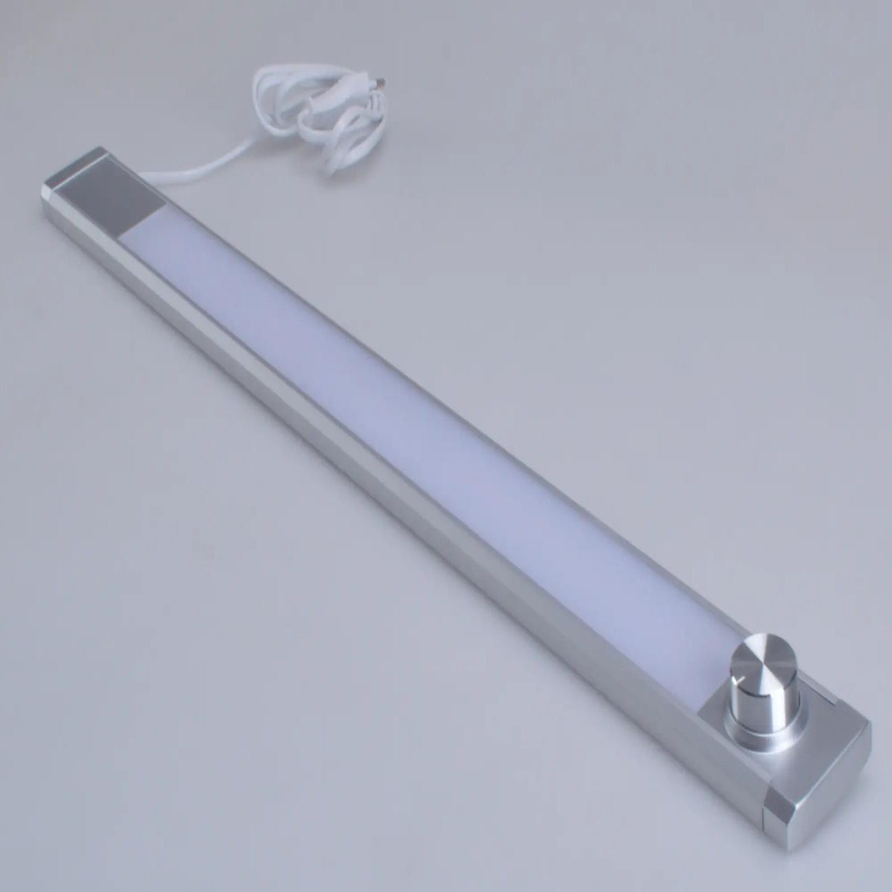 Réglette led intégrée Poria L.60 cm, 6.5 W, blanc chaud / neutre, noir  INSPIRE