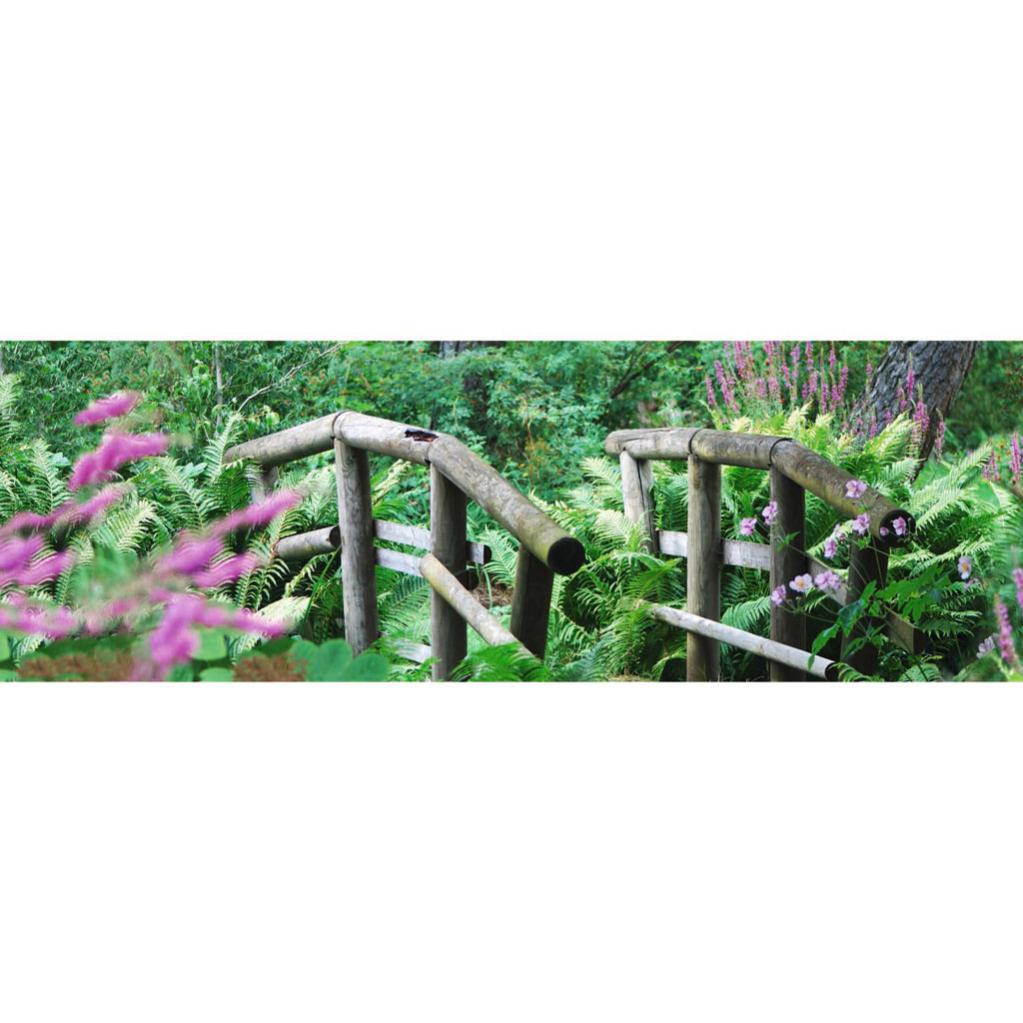 Brise Vue Imprime Jardin Anglais H 1 X L 3 M 100 Occultant Scenolia Leroy Merlin
