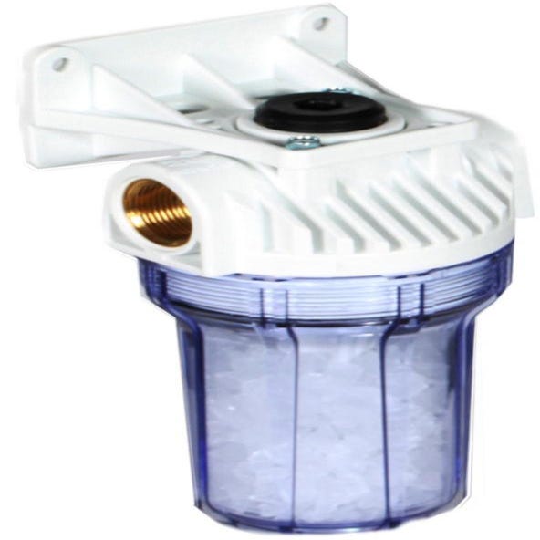 Mini filtre anticalcaire pour chauffe eau double action - merkur 105958