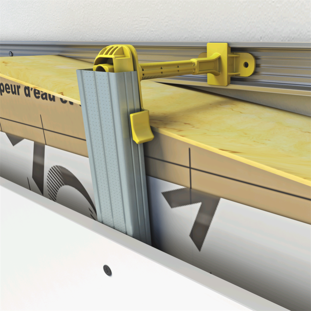 Laine de verre Mur ISOVER rouleau L.2.7 x l.1.2 m, Ep.160 mm R=5 KR