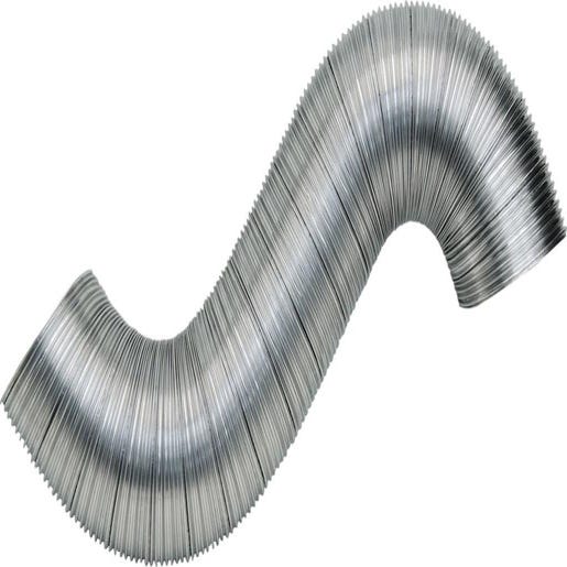 Gaine souple alu isolée avec spirales rapprochées RE2020 D125 long 10m -  SpireFlex ECONONAME - GSAIR⌀125/25L10 Diamètre 125 mm