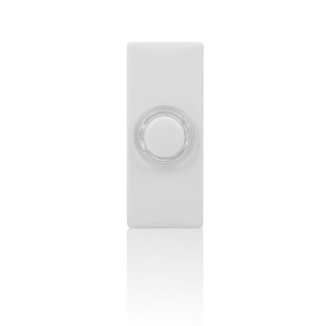 Bouton de sonnette filaire BYRON universel carillon rétroéclairé, blanche  7730