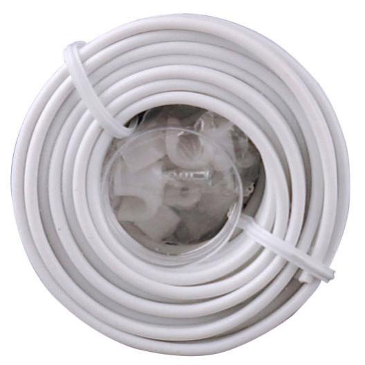 Câble électrique textile blanc - 3x0,75mm2 L.3m - Mr.Bricolage