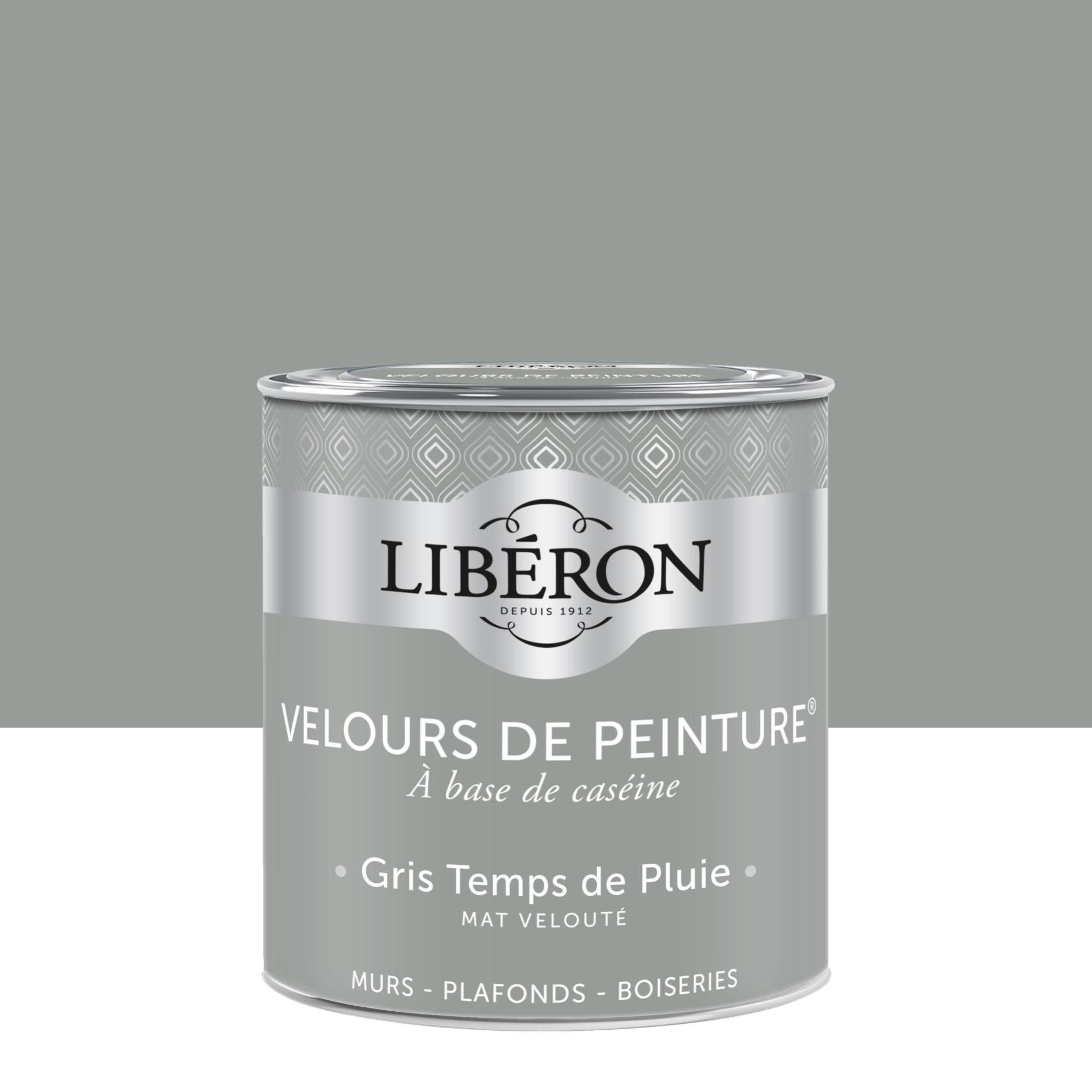 Peinture Mur Boiserie Radiateur Liberon Gris Temps De Pluie Velours 0 5 L Leroy Merlin