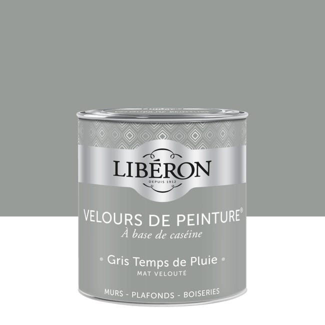 Peinture Mur Boiserie Radiateur Liberon Gris Temps De Pluie Velours 0 5 L Leroy Merlin Peinture Mur Boiserie Radiateur Liberon Gris Temps De Pluie Velours 0 5 L Leroy Merlin