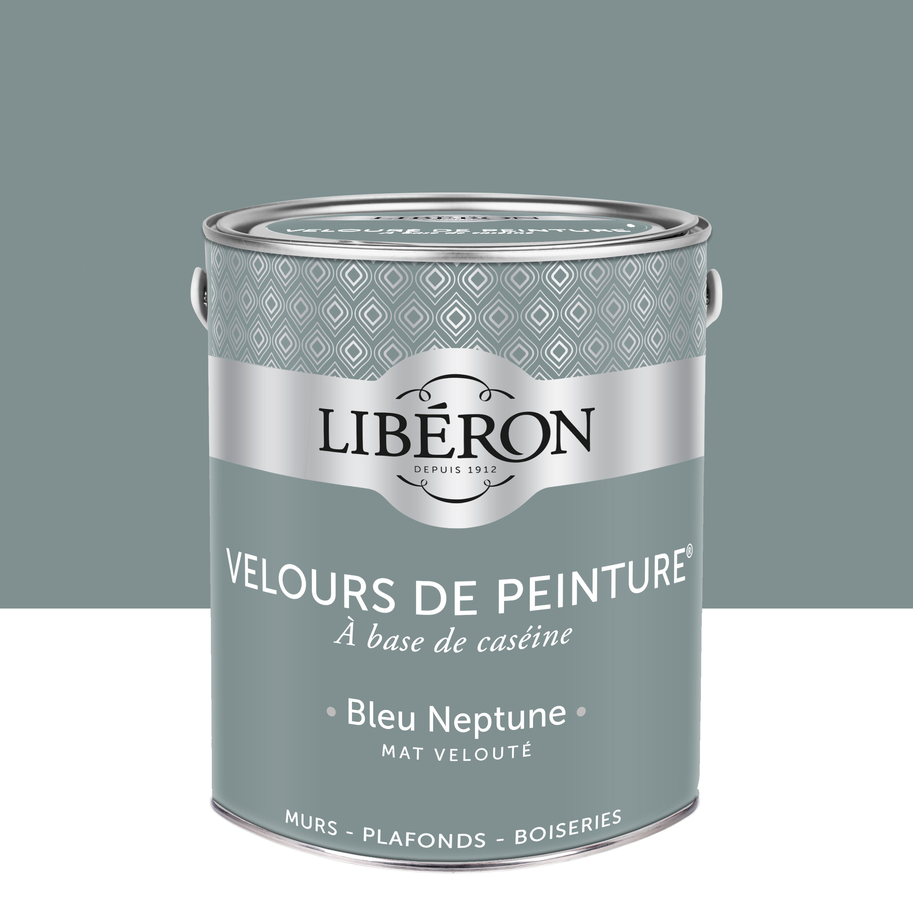 VELOURS DE PEINTURE ® - Couleur Bleu Neptune - Libéron