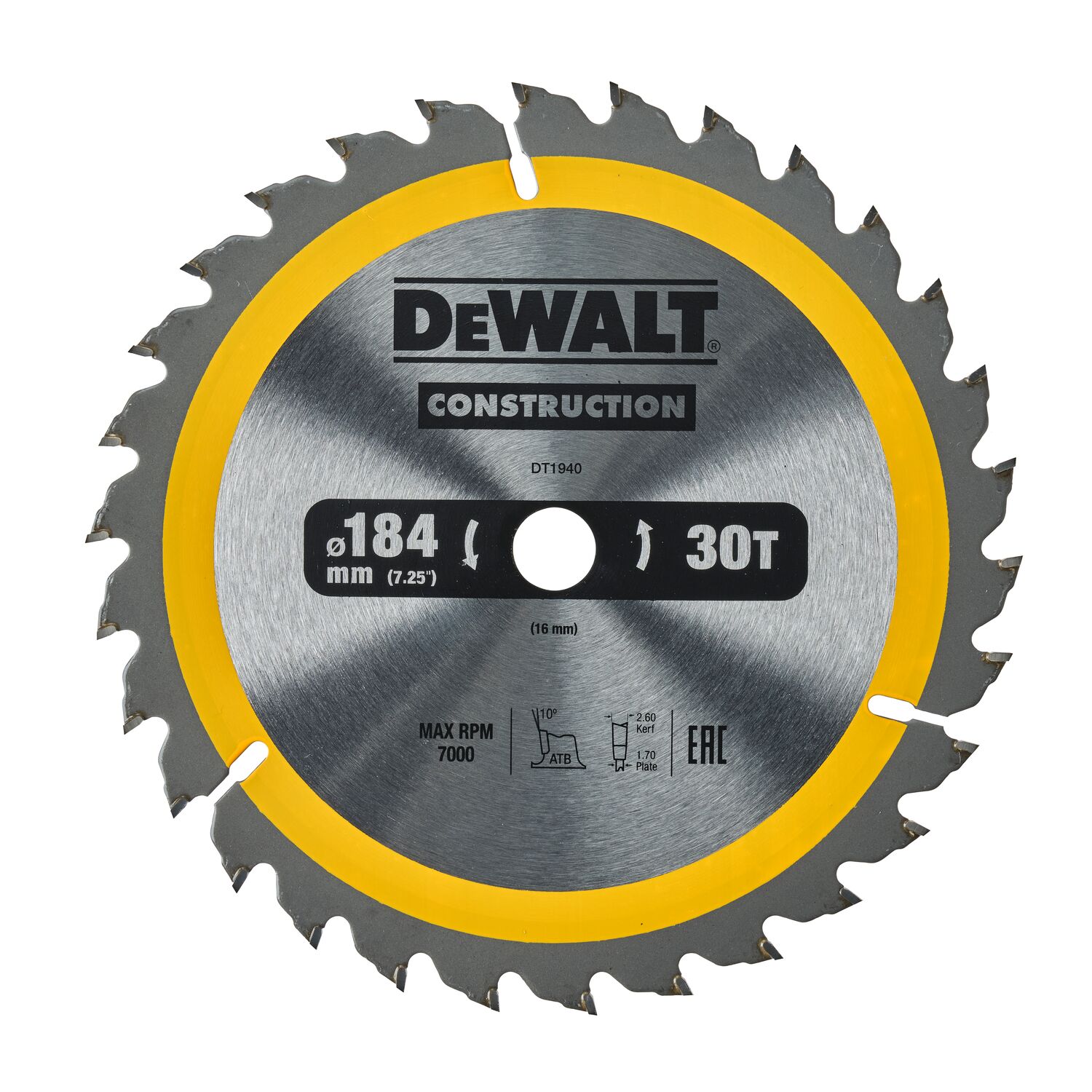 Lame pour scie circulaire coupe bois DEWALT Dt1940qz Leroy Merlin