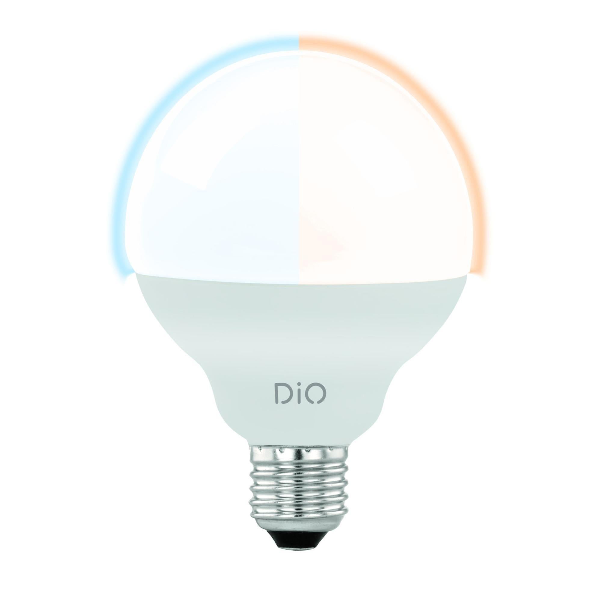 Ampoule intelligente led opaque globe 95mm E27 1055Lm = 75W blanc