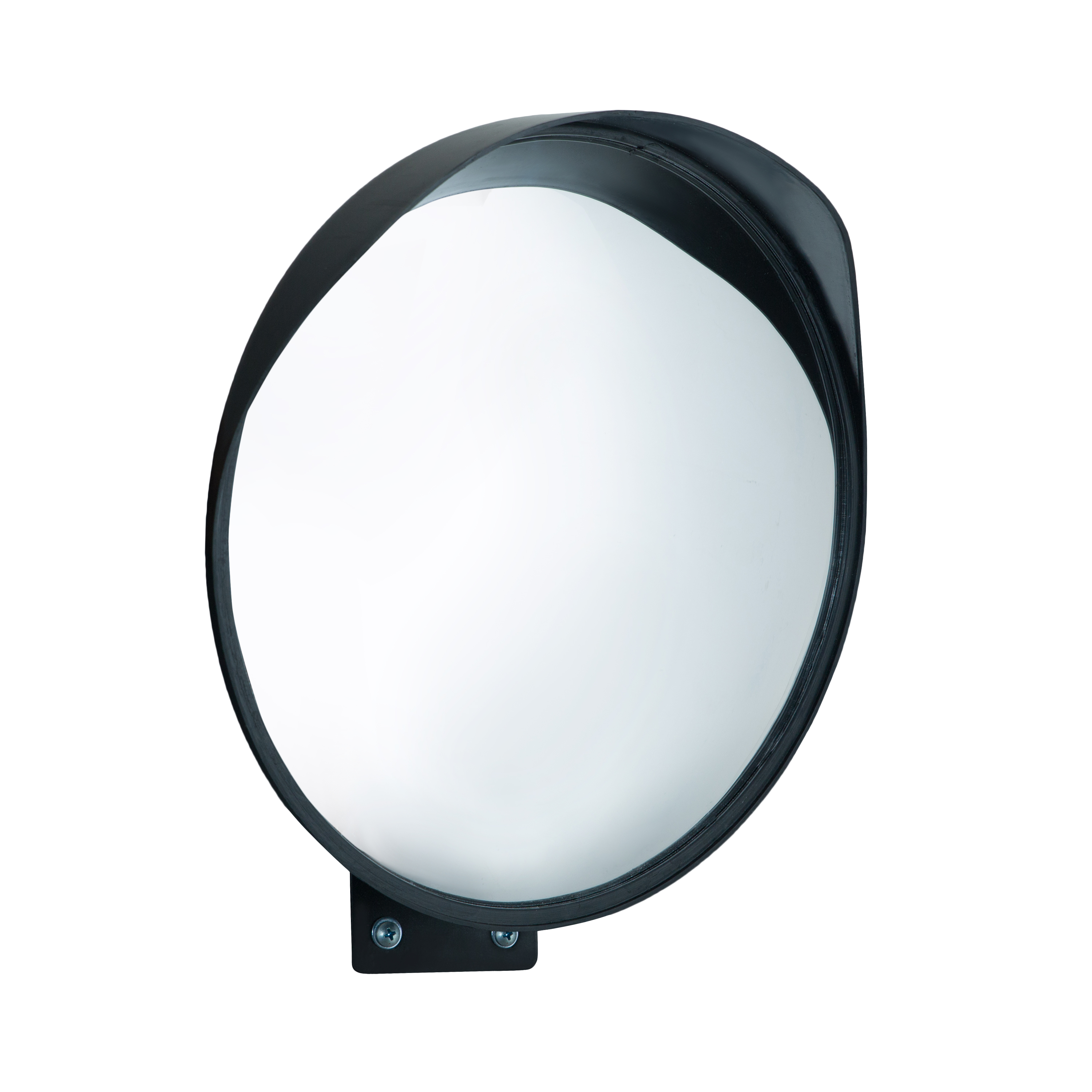 vidaXL Miroir Convexe d'extérieur Noir en Plastique 30cm Miroir Sortie De  Garage