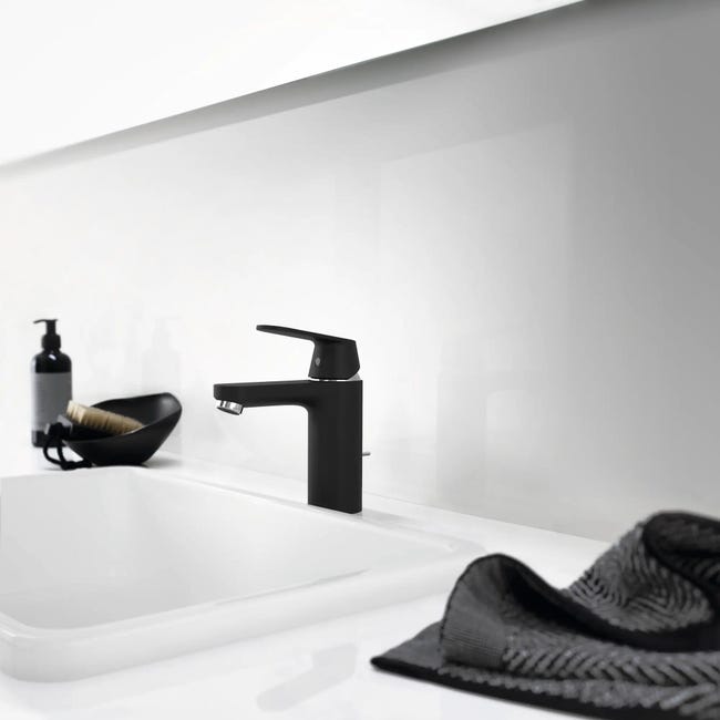 Mitigeur lavabo noir, GROHE Eurosmart cosmopolitan M