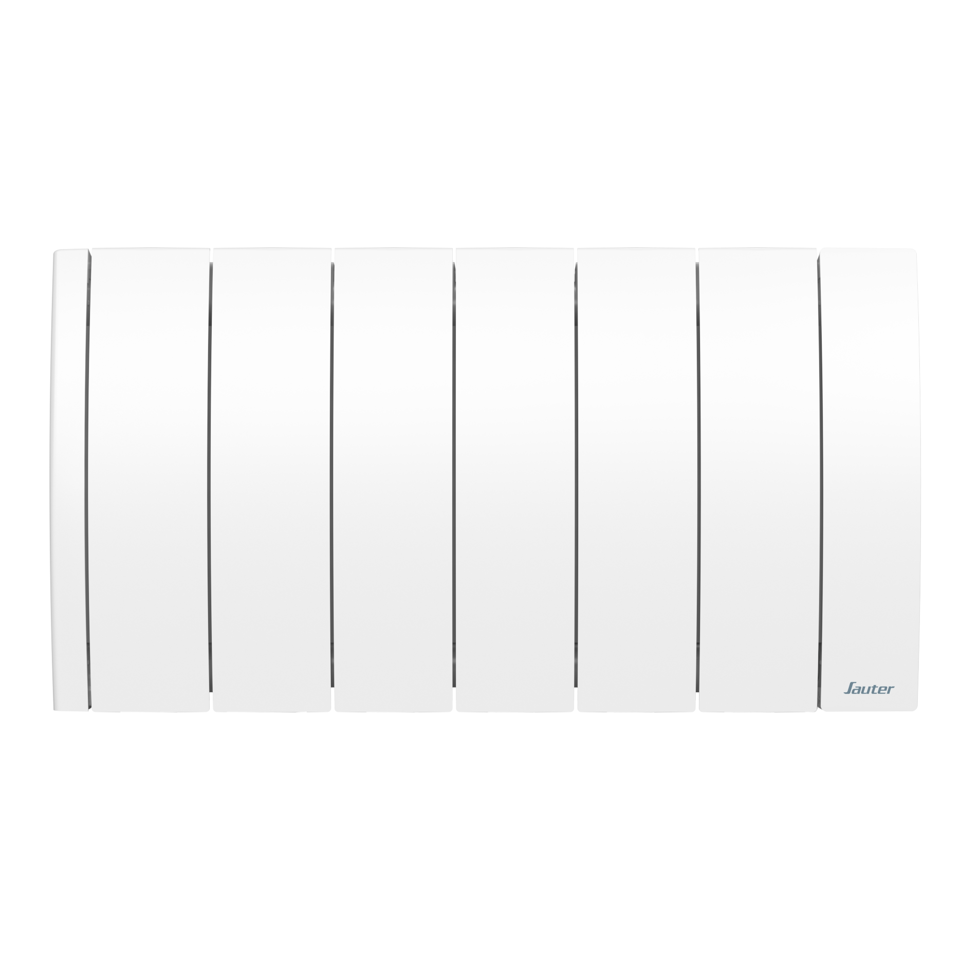 Radiateur électrique connecté inertie fluide 1400W SAUTER Ipala plinthe  blanc - Enki