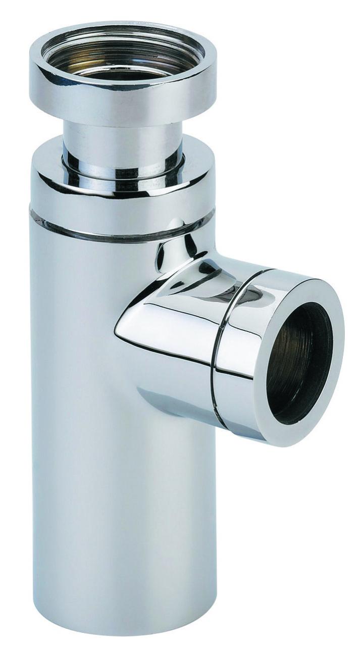 Siphon de lavabo, chromé  11/4 x 32 mm , garde d'eau 60 mm