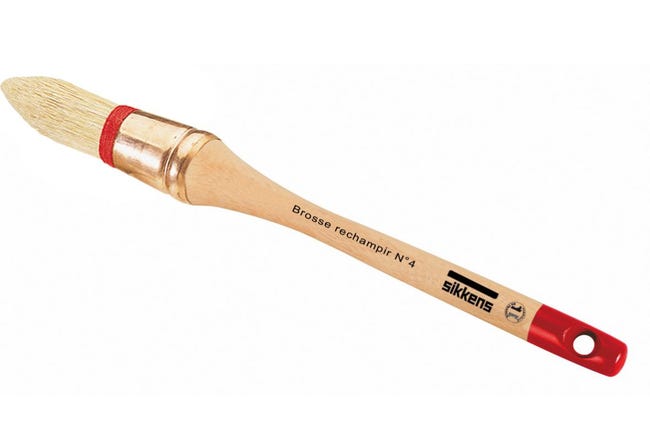 L'Outil Parfait – Brosse à rechampir 21 mm – Fibres 100% nylon pour application précise – Virole inox – Manche bois verni – Certification PEFC L'Outil Parfait – Brosse à rechampir 21 mm – Fibres 100% nylon pour application précise – Virole inox – Manche bois verni – Certification PEFC