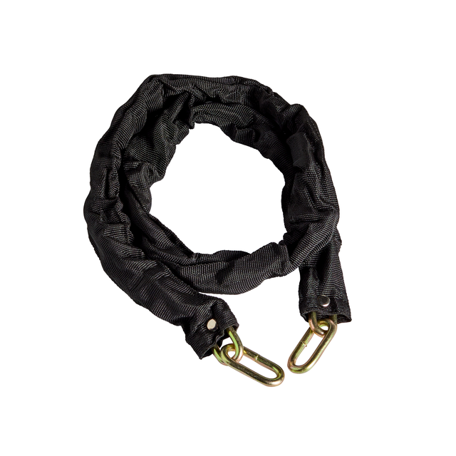 chaîne antivol avec serrure antivol fixe 90cm Ø8mm noir - HEMA